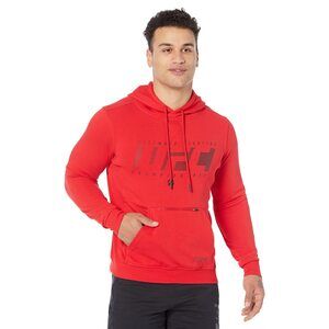 UFC Ultimate Fighting Long Sleeve Pullover Hoodie Red MD